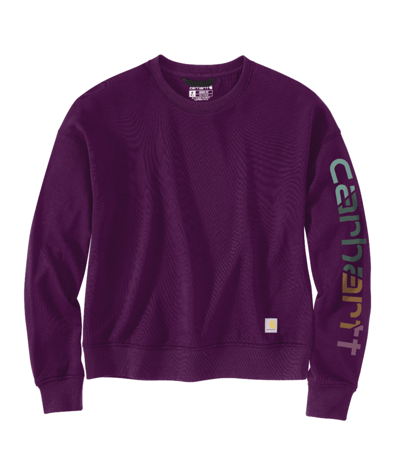 Carhartt TENCEL Fiber Series Loose Fit Sleeve Graphic Sweatshirt - Eggplant Eggplant / / REG