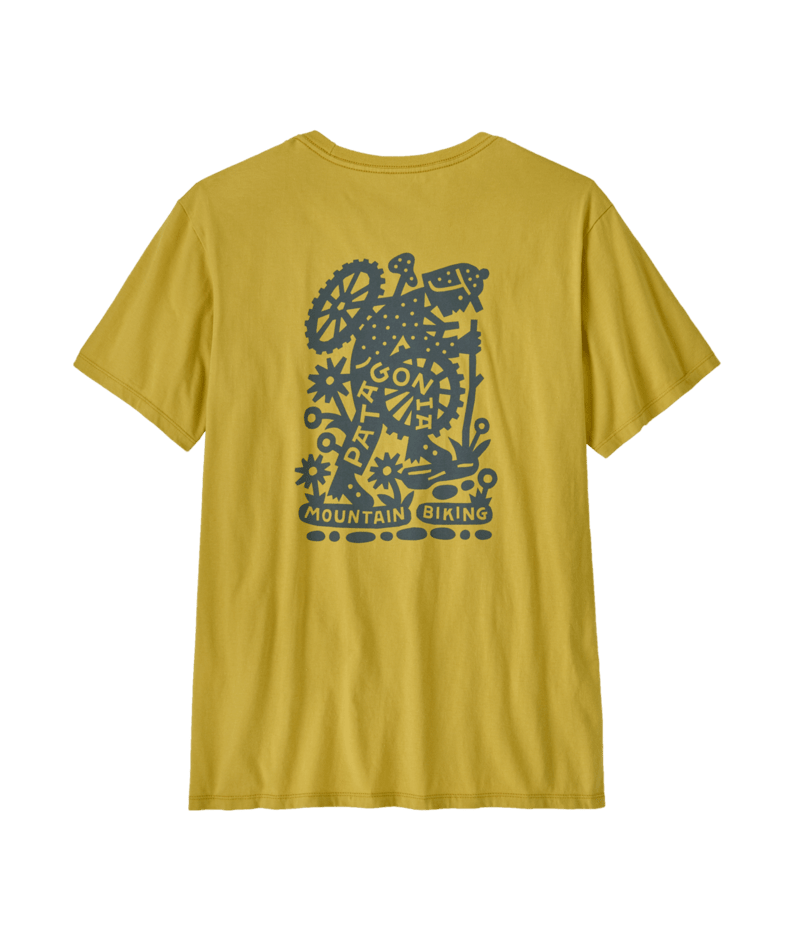 Patagonia Hike-A-Bike Organic T-Shirt - Bundle Green Bundle Green