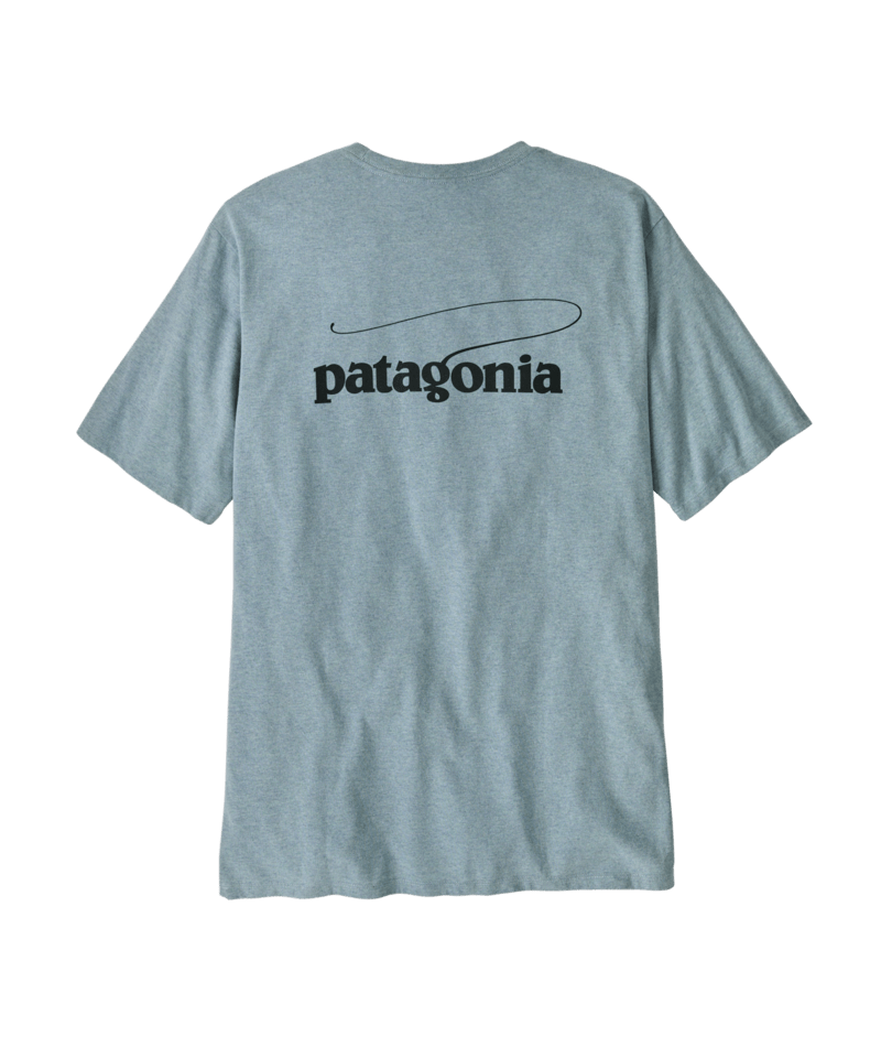 Patagonia M's Casting Logo Responsibili-Tee - Thermal Blue Thermal Blue