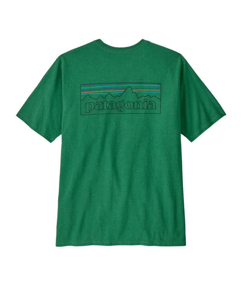 Patagonia M's P-6 Logo Responsibili-Tee - P-6 Outline / Heartleaf Green P-6 Outline / Heartleaf Green