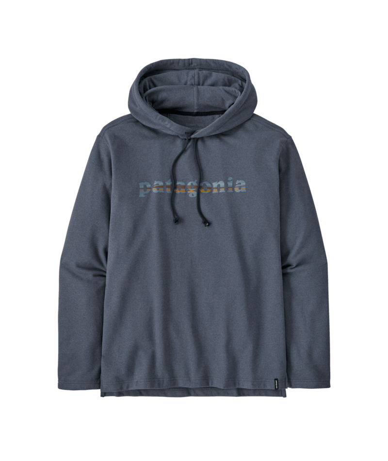 Patagonia M's Lightweight '73 Text Logo Wildrise Hoody - New Navy New Navy