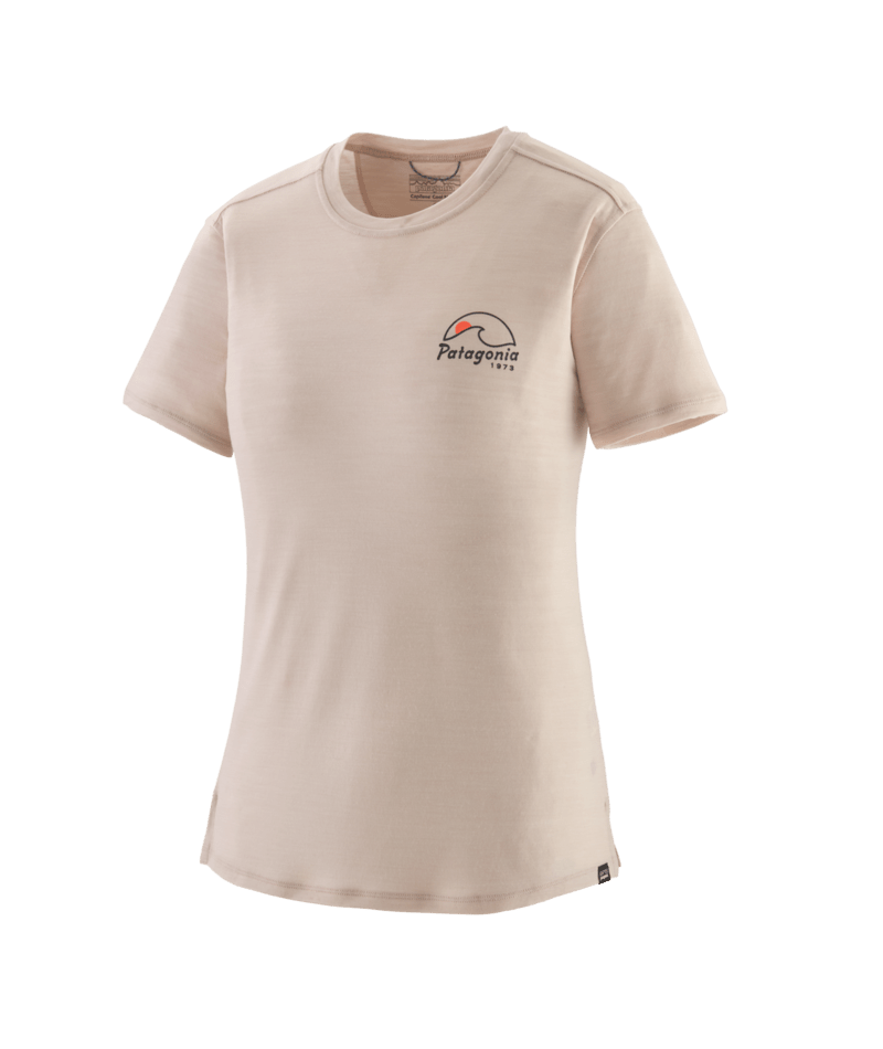 Patagonia W's Capilene Cool Merino Blend Graphic Shirt - Imagine Moon / Shroom Taupe Imagine Moon / Shroom Taupe