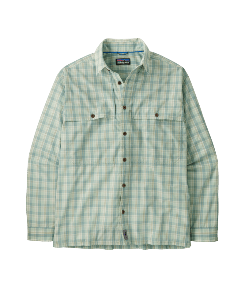 Patagonia M's Long Sleeve Island Hopper Shirt - Dipper / Rinsed Green Dipper / Rinsed Green