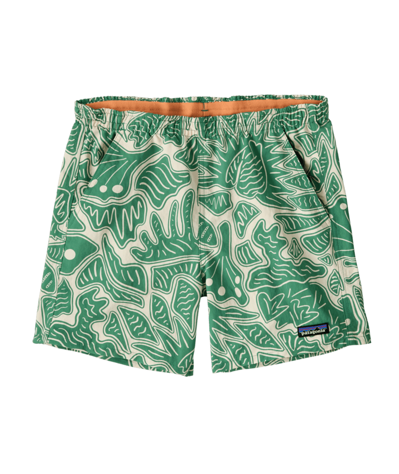 Patagonia W's Baggies Shorts - 5 in. - Bees and Flowers / Heartleaf Green Bees and Flowers / Heartleaf Green / / 5IN