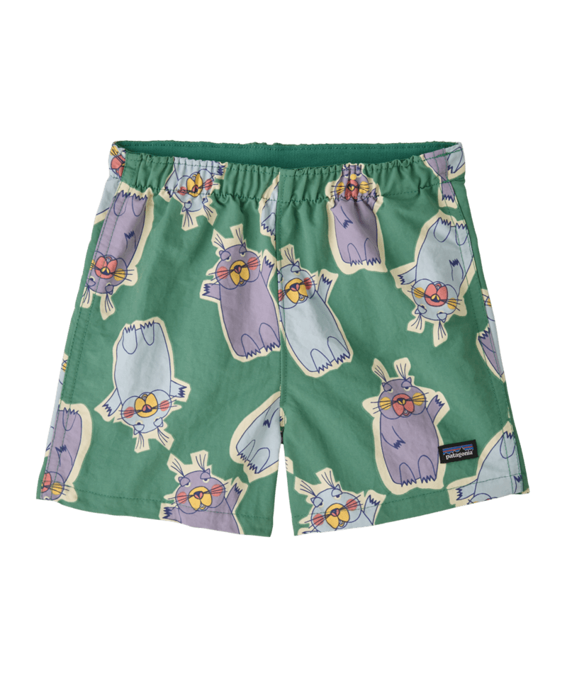 Patagonia Baby Baggies Shorts - Marching Around / Heartleaf Green Marching Around / Heartleaf Green