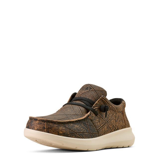 Ariat Hilo Shoe Casual In Worn Brown Leather