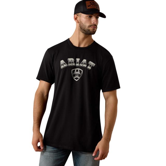 Ariat Stipple Horizon Classic Fit T-shirt In Black