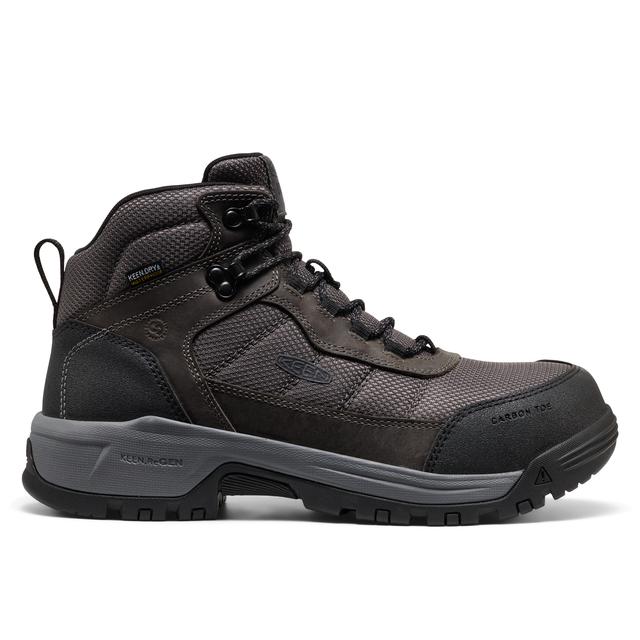 Keen Skokie Waterproof Work Boot (Carbon Toe) Magnet/Black