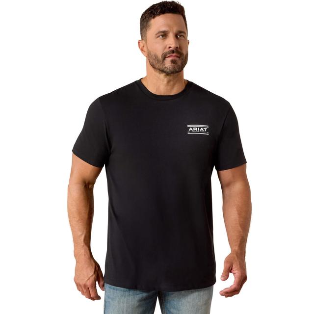 Ariat Canyon Aztec Shield Classic Fit T-shirt In Black