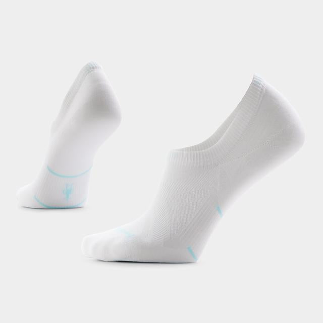 Smartwool Run No Show Socks Black White