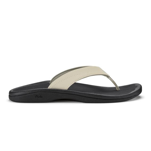 Olukai 'Ohana Ecru Black