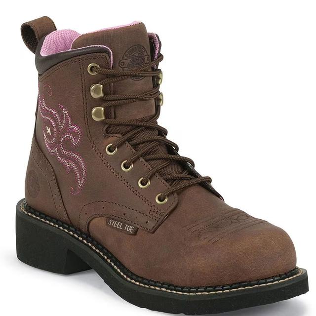 Justin Katerina Gypsy Safety Boots Aged Bark