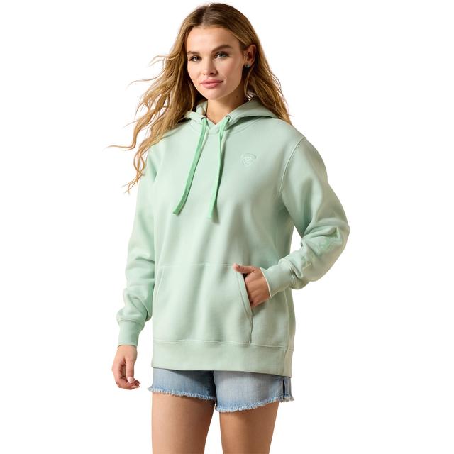 Ariat Logo 2.0 Hoodie In Silt Green