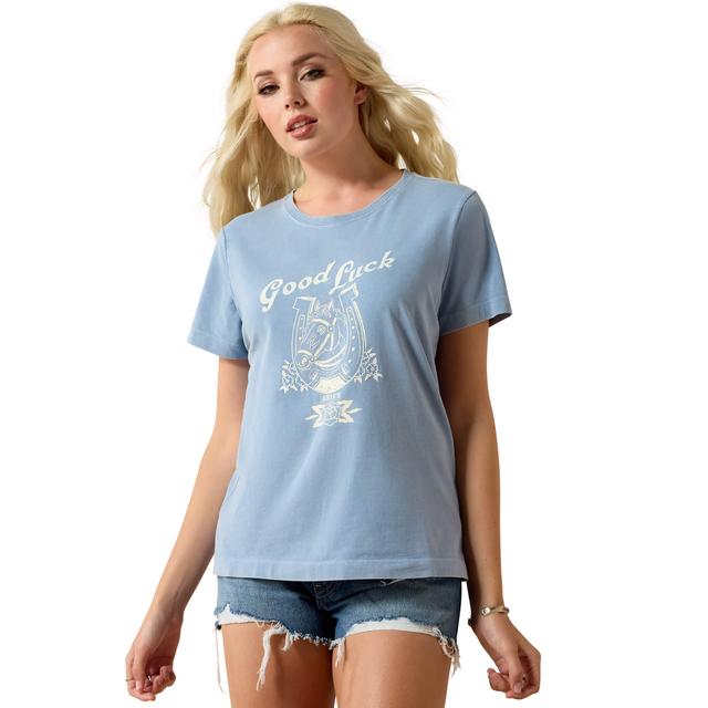 Ariat Lucky Dreams T-shirt In Ashleigh Blue