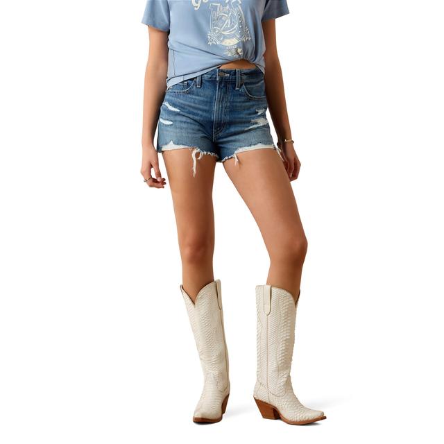 Ariat Ultra High Rise Jazmine Tomboy 3" Shorts In Denver Regular By Ariat