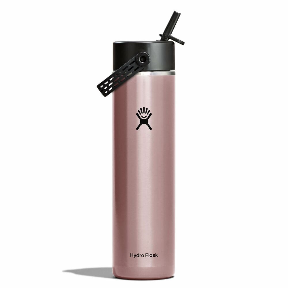 Hydro Flask Lightweight Wideflex Straw Cap Bottle, Quartz Quartz