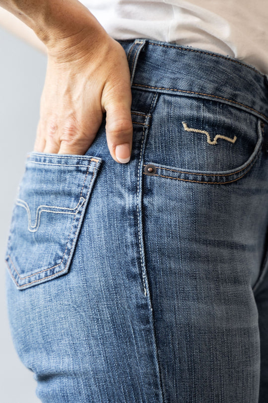 Kimes Ranch Monica Cropped Jean - Mid Wash Mid Wash / / 27 L