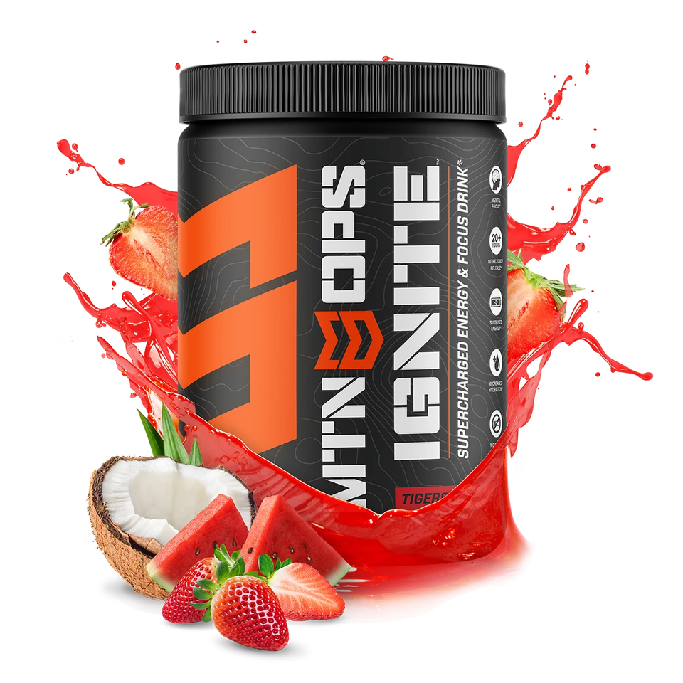 Mtn Ops Ignite Energy + Focus + Hydration Scoop Pack Tigers blood
