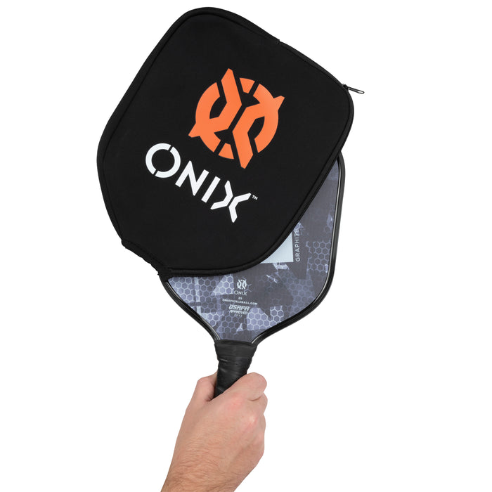 Onix Sports Protective Pickleball Neoprene Paddle Cover Black