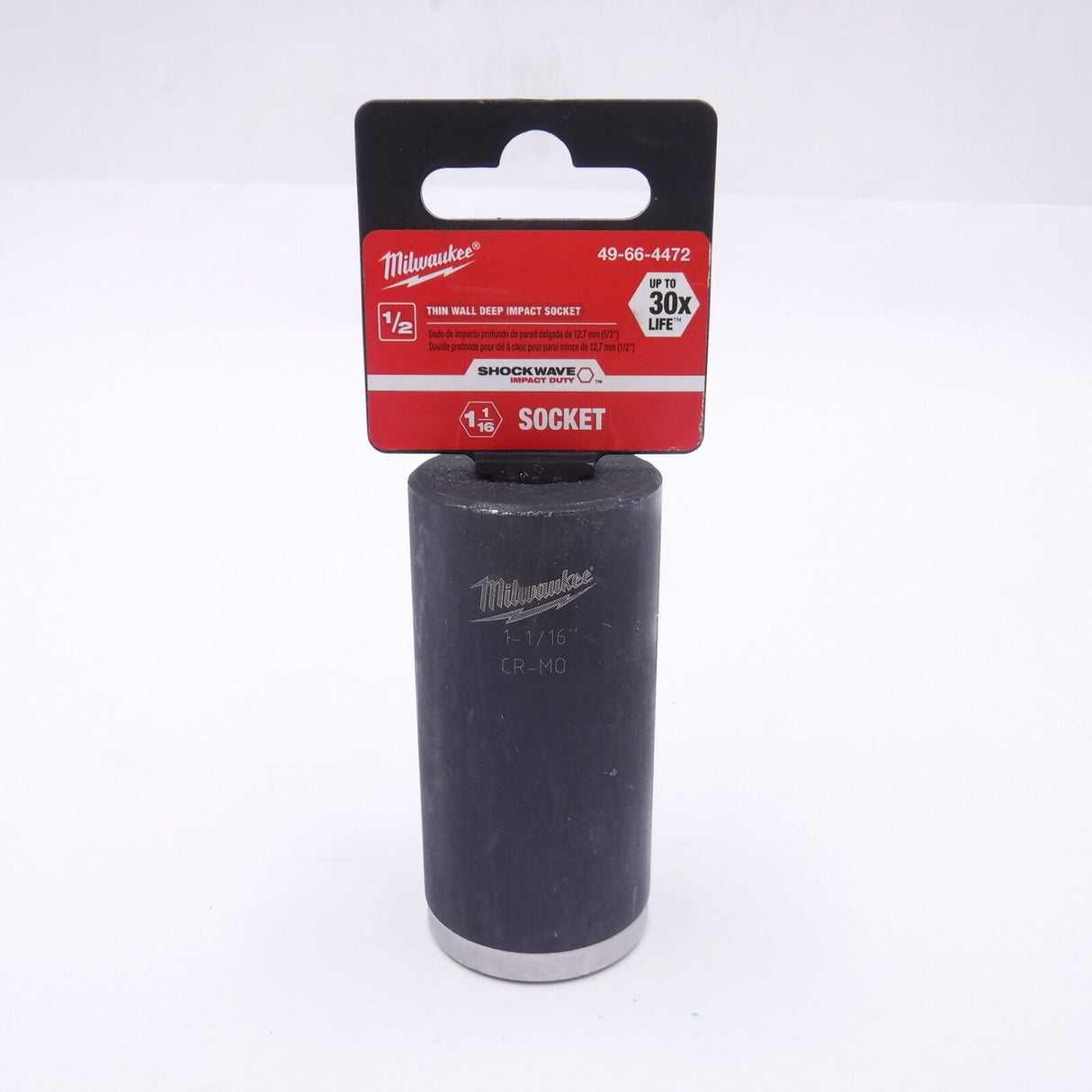 Milwaukee Shockwave Impact Duty 1/2 In. Deep Well Socket 1-1/16 In.
