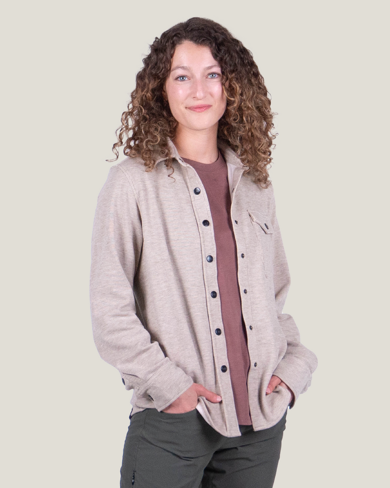 Womens Sherman Fleece Button Up