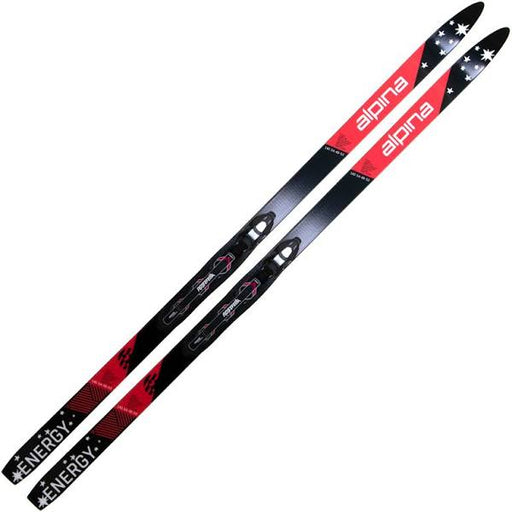 Alpina Energy Jr Nis Starter Skis, 160cm Red/black