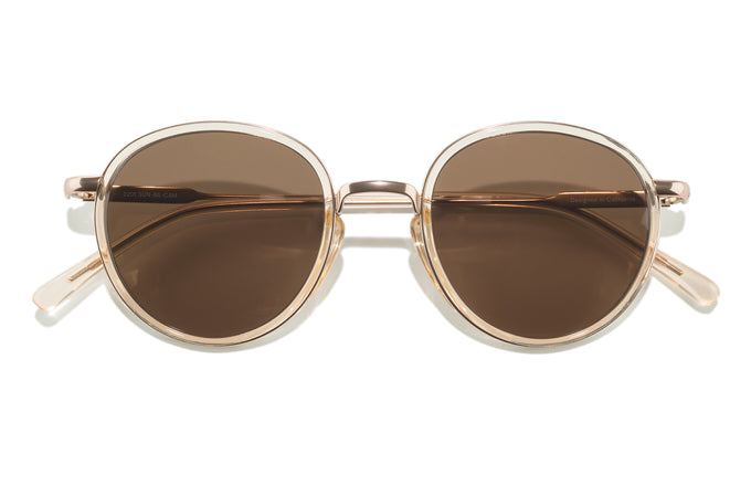 Sunski Baia Sunglasses Champagne Amber Champagne amber