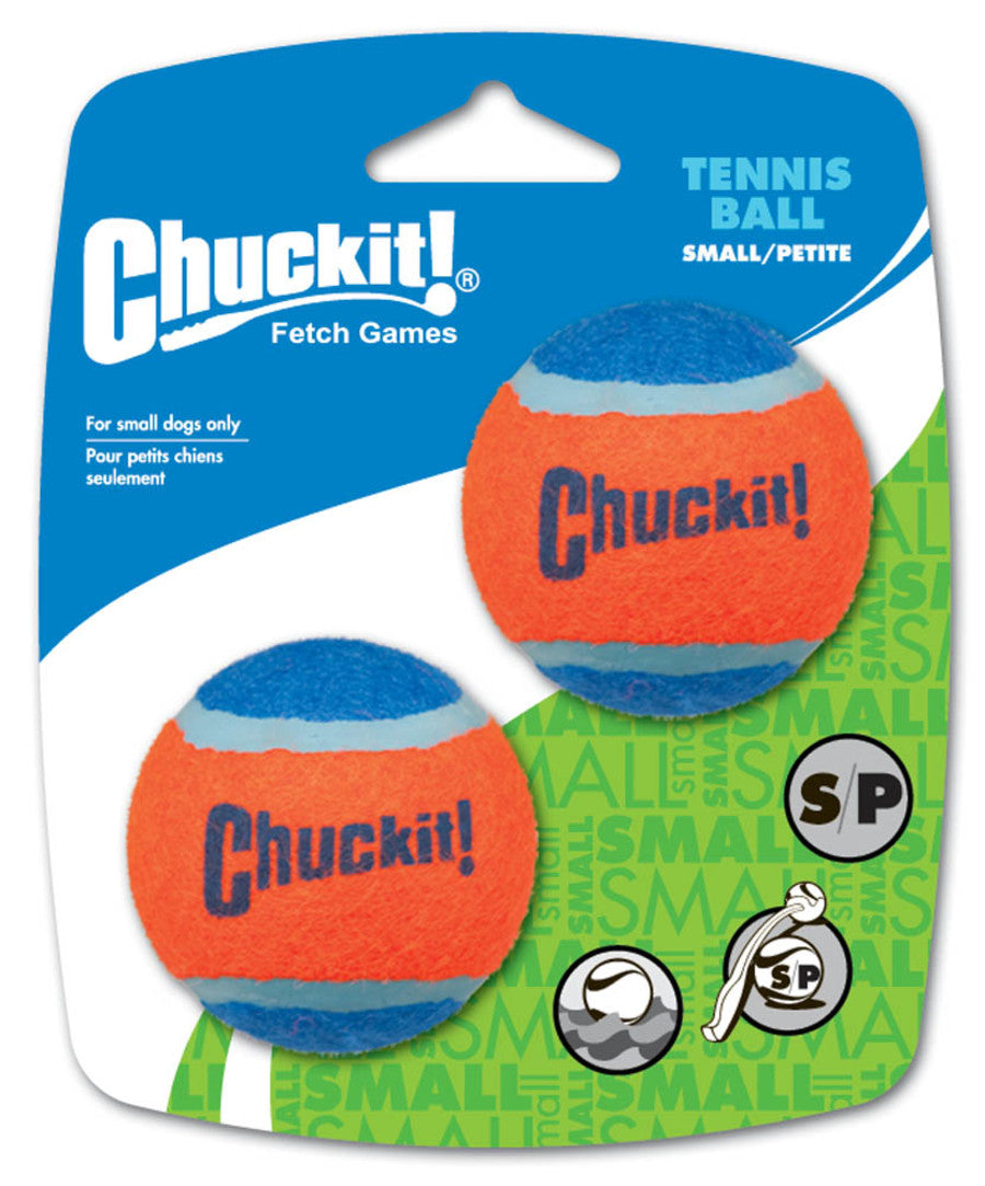 Chuckit! Tennis Ball Dog Toy Orange & Blue 2 Pack - Small / Medium Orange / Blue / / 2 Pack