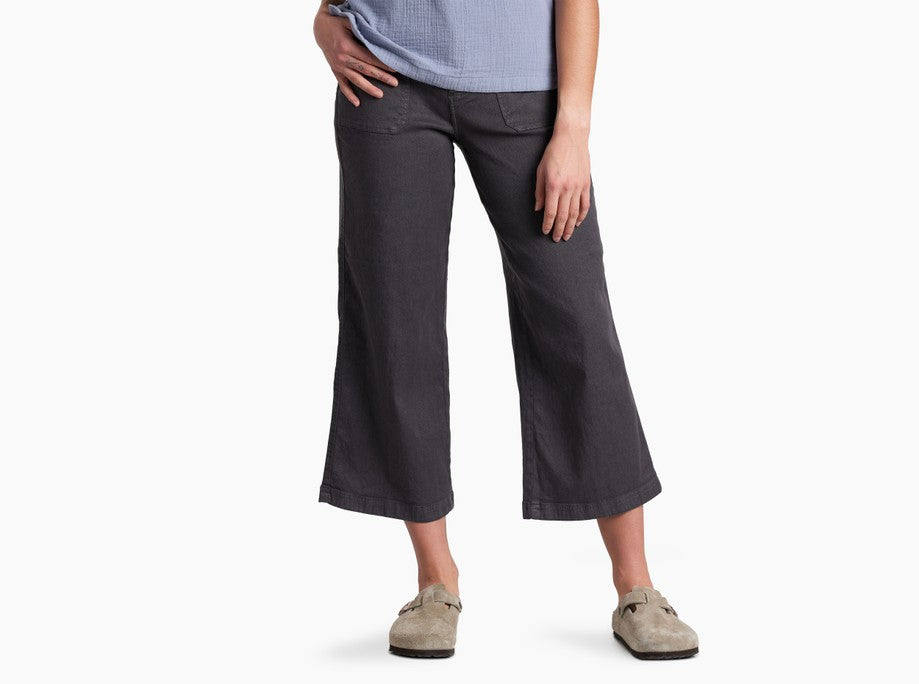 Kuhl Clothing Womens Seaboard Crop Wide Leg Pavement