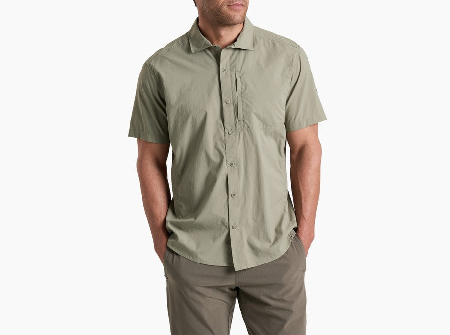 Kuhl Clothing Mens Driftr Short-sleeve Spanish Moss