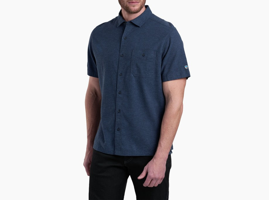 Kuhl Clothing Mens Getaway Short-sleeve Open Sea