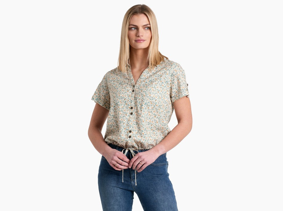 Kuhl Clothing Womens Liliana Short-sleeve Natural