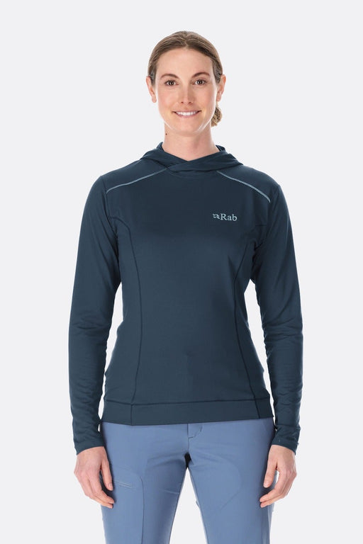 Rab Women's Force Hoody - Tempest Blue Tempest Blue