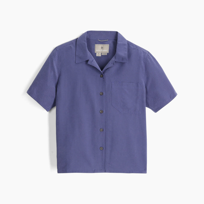 Royal Robbins Womens Desert Pucker Short Sleeve - Future Dusk Future Dusk