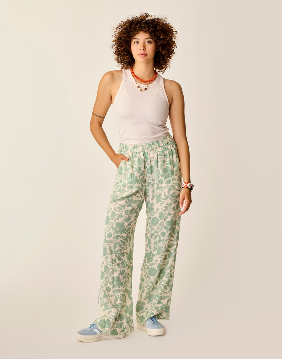 Carve Designs Nico Linen Pant - Haze Mezcal Haze Mezcal
