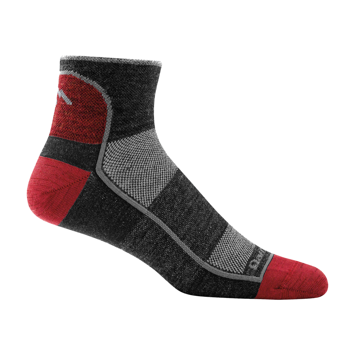 Darn Tough Men's 1715 Quarter Lightweight Running Sock Team dtv