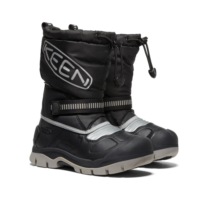 Keen Children's Snow Troll Waterproof Boot BLACK/SILVER / / M