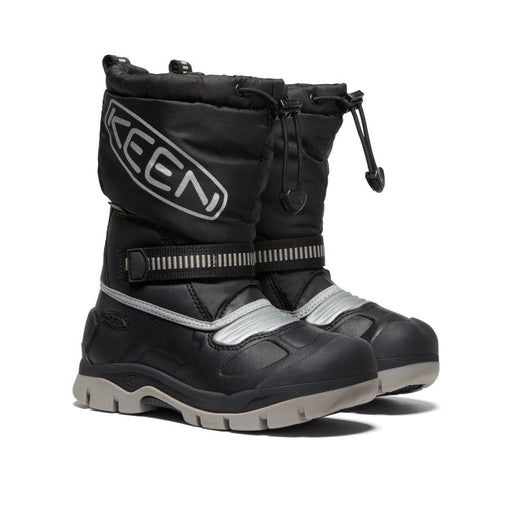 Keen Children's Snow Troll Waterproof Boot BLACK/SILVER /  / M