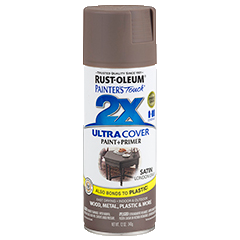 RUST-OLEUM 12 OZ Painter's Touch 2X Ultra Cover Satin Spray Paint - Satin London Grey LONDON_GRAY / / SATIN