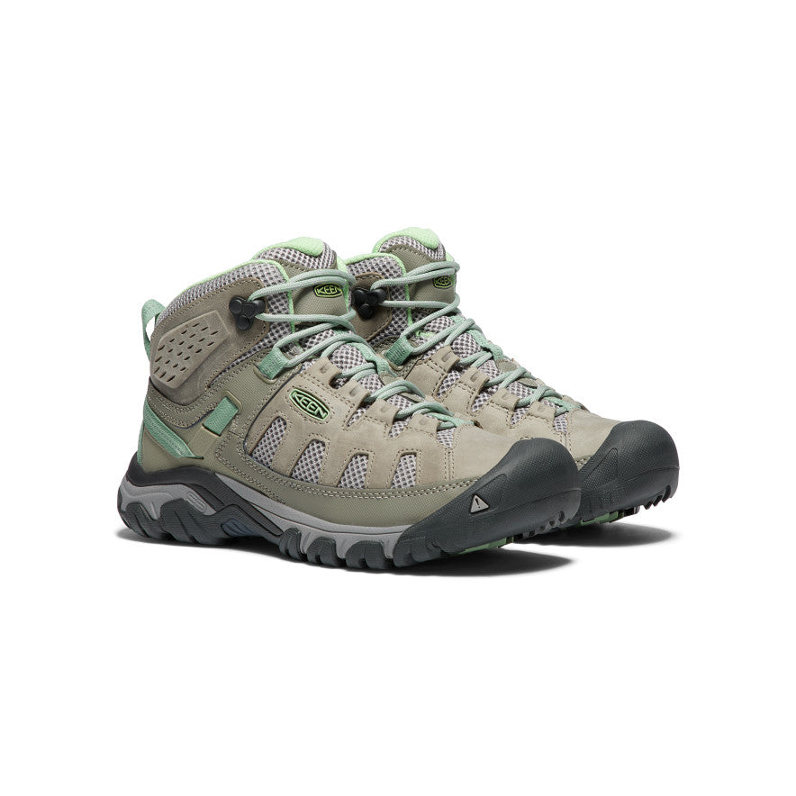 Keen Women's Targhee Vent Mid Boot FUMO/QUIET_GREEN / / M