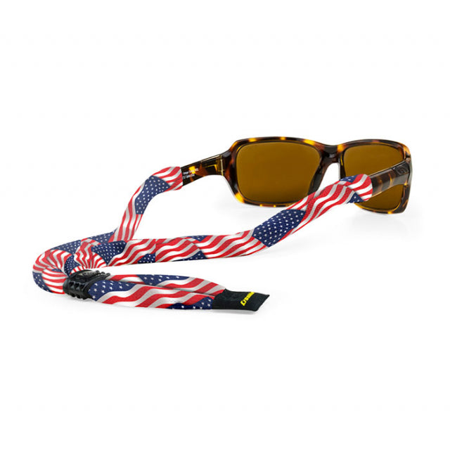 Croakies Suiter Xl Poly Usa Flag Ht Print