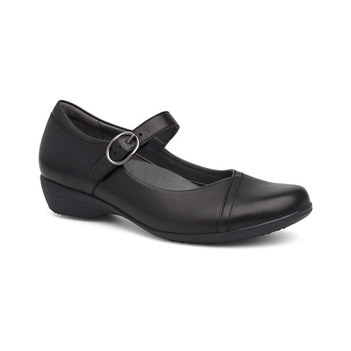 Dansko Women's Fawna Black Milled Nappa Shoe Black