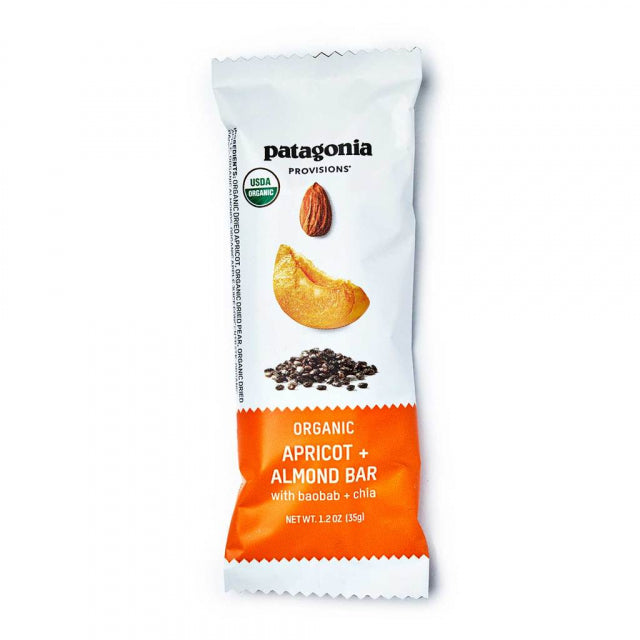 Patagonia Provisions Organic Apricot + Almond Bars 1.2 oz