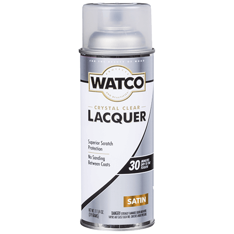 WATCO 11.25 OZ Lacquer Clear Wood Finish - Satin CLEAR / / SATIN