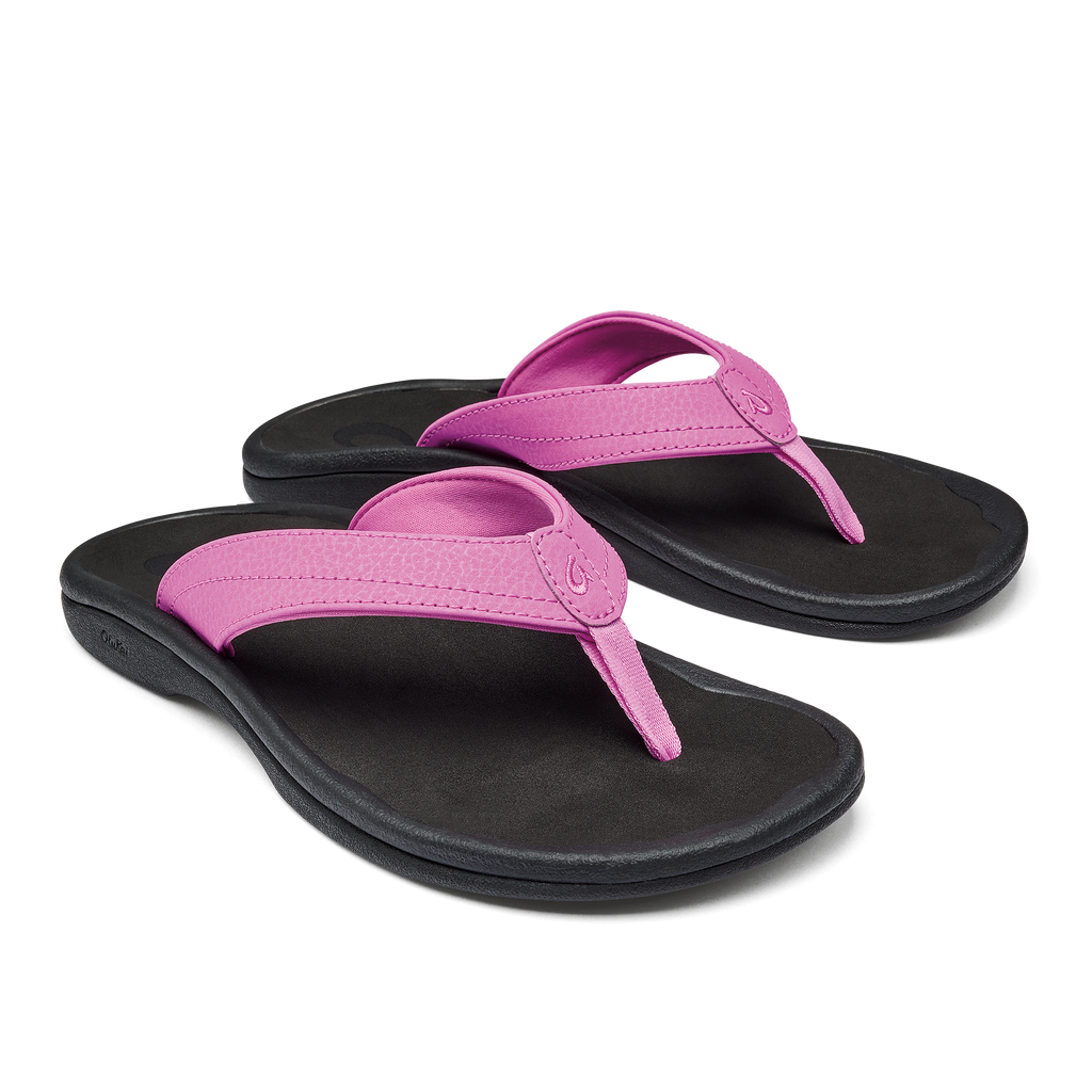 Olukai Women's Ohana Sandal DRAGON_FRUIT/BLACK