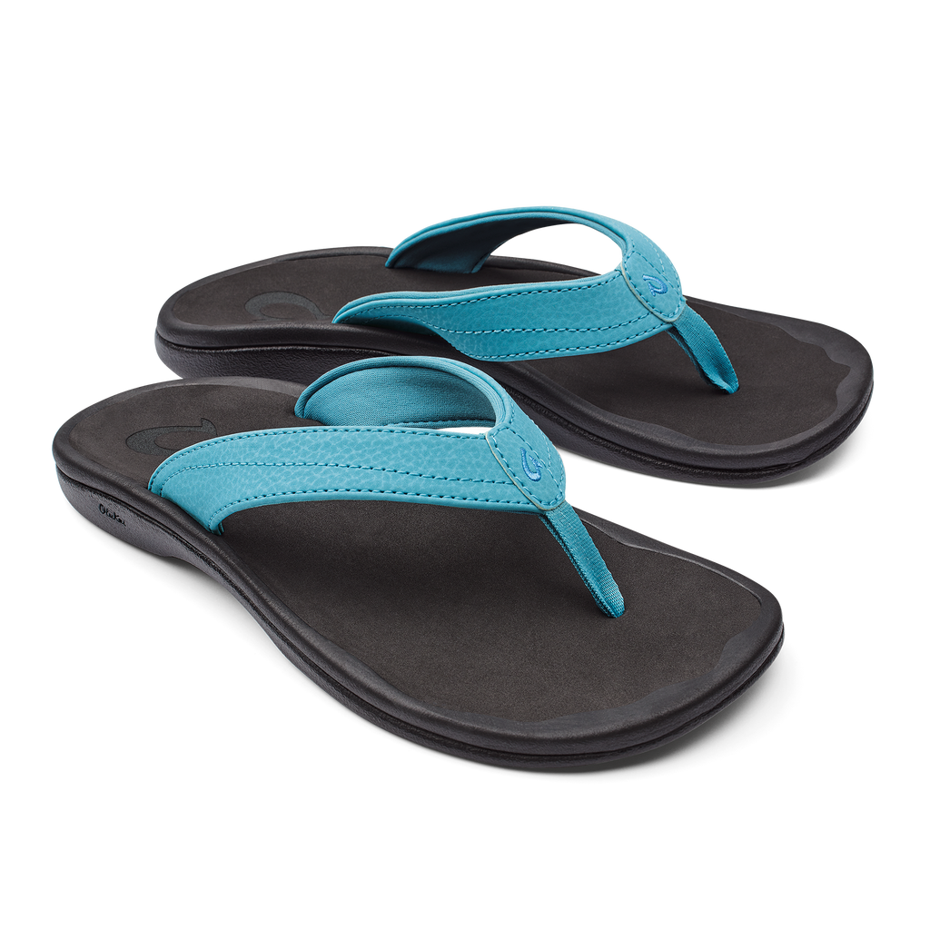 Olukai Women's Ohana Sandal BLUE_MIST/BLACK
