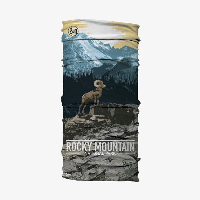 BUFF CoolNet UV Neckwear National Parks / Rocky Mountain