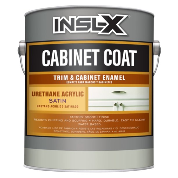 Benjamin Moore QT INSL-X Cabinet Coat - Satin Whte Base WHITE / / SATIN