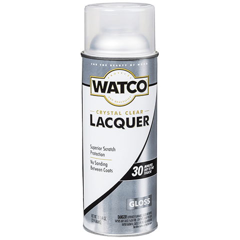 WATCO 11.25 OZ Lacquer Clear Wood Finish - Gloss CLEAR / / GLOSS