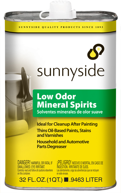 SUNNYSIDE Odorless Mineral Spirits LVP - QUART 1QT